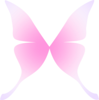 y2k gradient butterfly png