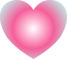 Y2k gradient heart png