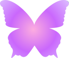 y2k gradient butterfly png