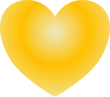 Y2k gradient heart png