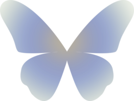 y2k gradient butterfly png