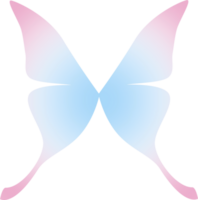 y2k gradient butterfly png