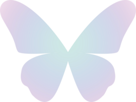 y2k gradient butterfly png