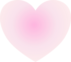 Y2k gradient heart png