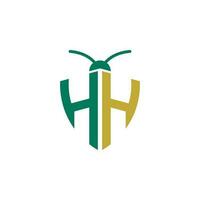 Letters HH Pest Control Logo vector