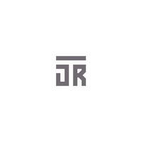 Letters TJR JRT Square Logo Minimal Simple vector