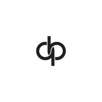 Letters QB Monogram logo design vector