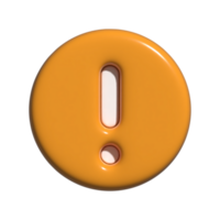 warning icon 3d png