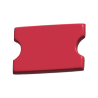 3d icon of voucher png