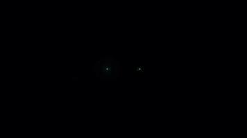 Schleife glühen Sterne optisch Linse Fackeln scheinen Animation video