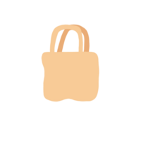 mano disegnato eco Borsa illustrazione. png