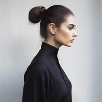 photo of The sleek and simple ponytail