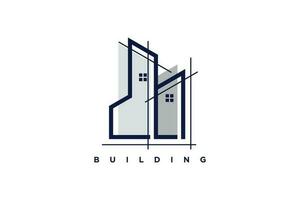 Building construction logo design vector