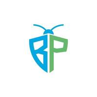 Letters BP Pest Control Logo vector