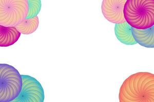 Colorful Floral Abstract Background Vector