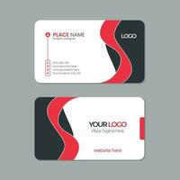 Business card template design with texture and pattern, visiting card, name card, Print ready double sided clean fresh and modern corporate business card layout with mockup vector