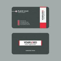 Business card template design with texture and pattern, visiting card, name card, Print ready double sided clean fresh and modern corporate business card layout with mockup vector