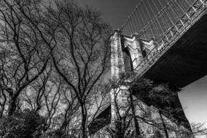 Brooklyn Bridge Black White photo