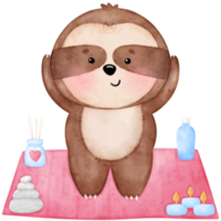 Yoga sloth, sloth, cute sloth, Yoga png