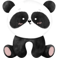 mignonne Panda, Panda, aquarelle Panda, Panda illustration png