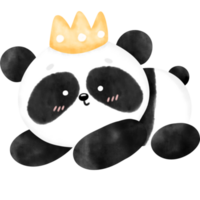 carino panda, panda, acquerello panda, panda illustrazione png