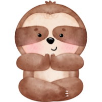 Yoga sloth, sloth, cute sloth, Yoga png