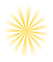 pente rétro radial sunburst avec Couleur Soleil des rayons transparent png