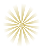 pente rétro radial sunburst avec Couleur Soleil des rayons transparent png