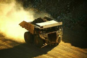 Mining Truck Close-up photo