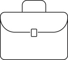 Flat illustration of a Briefcase. vector