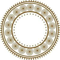 Decorative Frame with floral design. vector