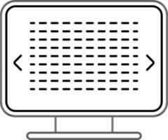 Web programming and coding symbol. vector