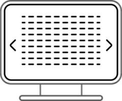 Web programming and coding symbol. vector