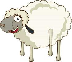 Cartoon character of a sheep. vector