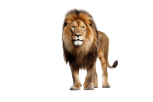 Lion Isolated on Transparent Background. AI png