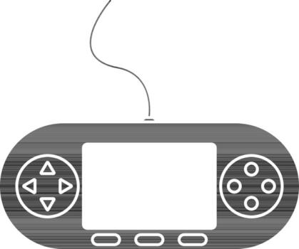 Game controller in flat style. vector