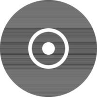 Isolated icon of Compact disk CD. vector