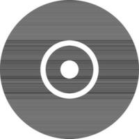 Isolated icon of Compact disk CD. vector