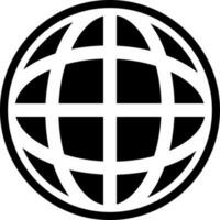 black and white internet in flat style. vector