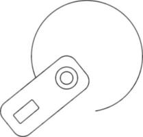 bluetooth on white background. vector