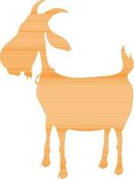 Illustration of a goat. vector