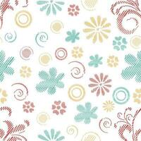 Floral pattern abstract background. vector