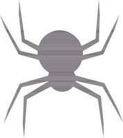Silhouette of a spider. vector