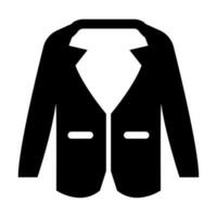 Coat Glyph Icon Design vector