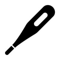 Thermometer Glyph Icon Design vector