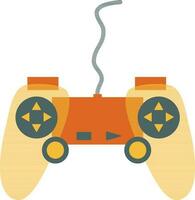 Game controller in flat style. vector