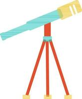 Colorful illustration of Telescope. vector