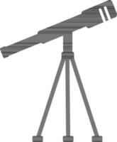 aislado ilustración de telescopio. vector