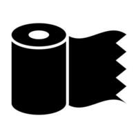 Bandage Roll Glyph Icon Design vector