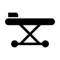 Stretcher Glyph Icon Design vector